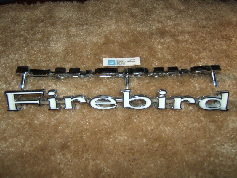 1969 new gm firebird fender emblems 69  ****the correct thick ones for 69****
