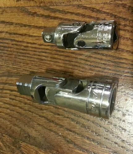 Snap on 1/2" drive universal & craftsman 3/8" drive universal