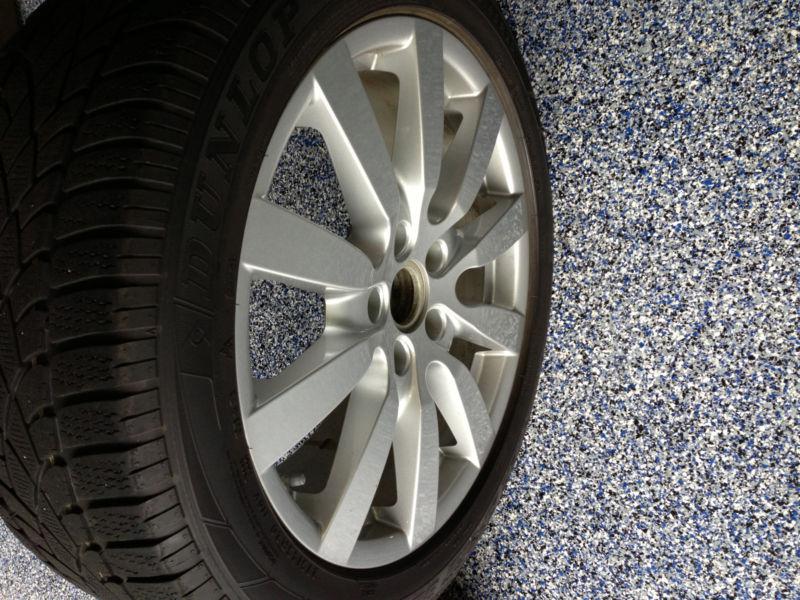 Oem porsche cayenne sport design ii wheels and higher performance snow tires