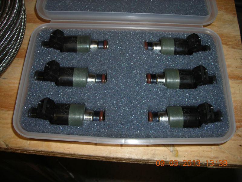 Delphi 85 lb/hr fuel injectors (qty 6) low impedence