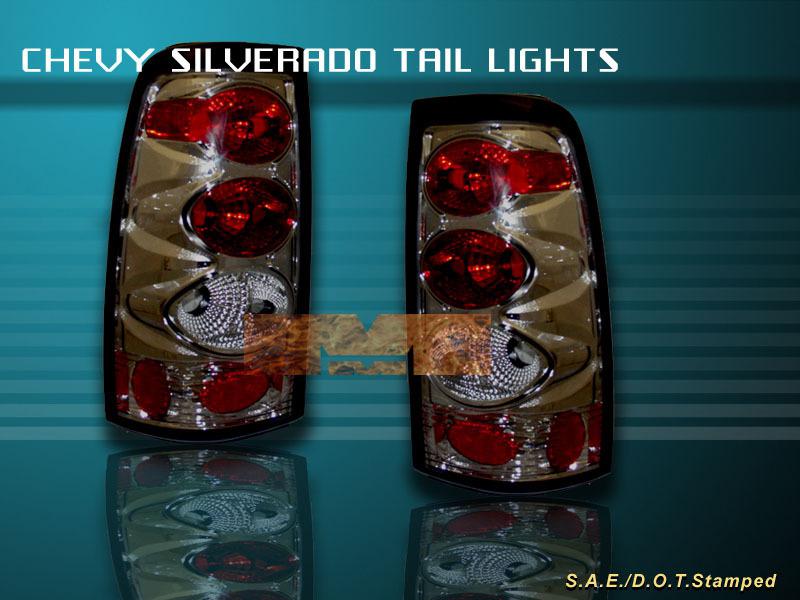 Buy 99 00 01 02 Chevy Silverado Altezza Tail Lights Smoke in Santa Fe