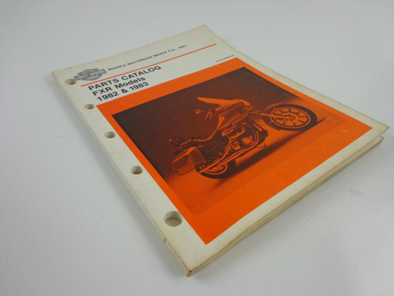Buy Harley Davidson Original 1982 & 83 FXR Models Parts Catalog 99439