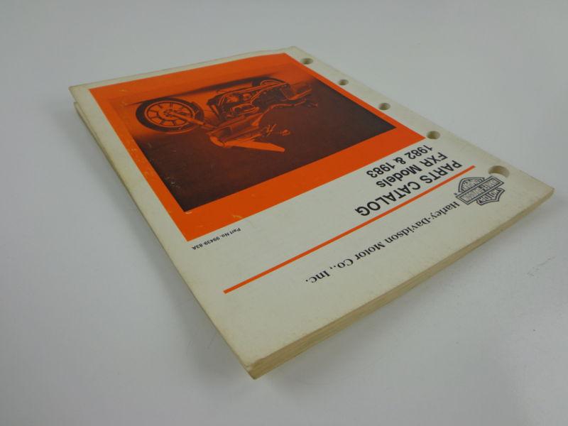 Buy Harley Davidson Original 1982 & 83 FXR Models Parts Catalog 99439