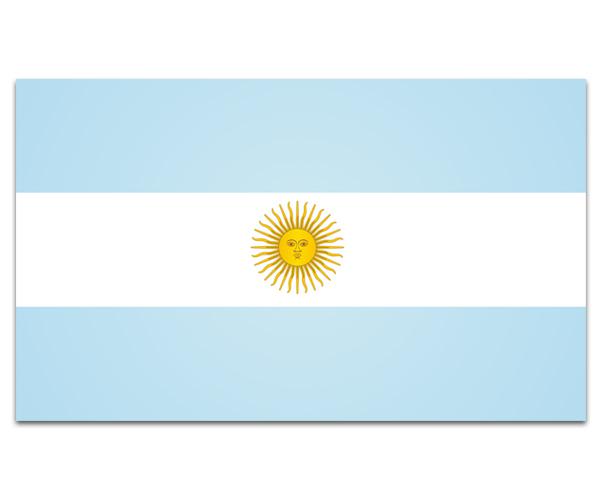 Argentina flag decal 5"x3" argentinian vinyl car bumper sticker zu1