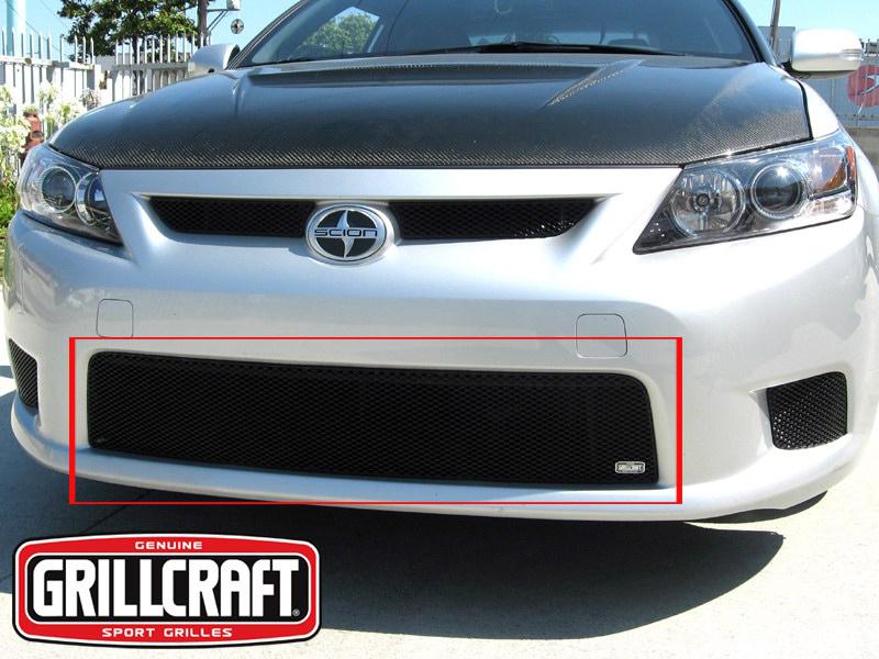 2011-2013 scion tc tc grillcraft lower center black grille 1 pc grill toy1879b