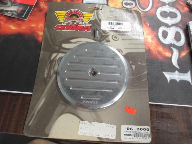 X410 nos boulevard products usa cobra chrome cover insert fluted p/n 06-0000
