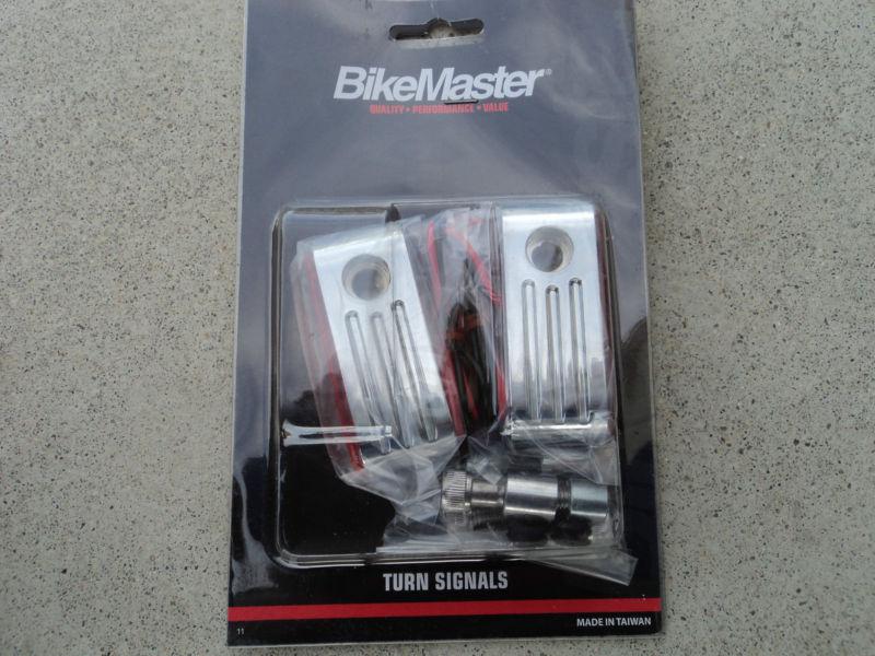 Harley turn signals bike master 41-0653 chopper, bobber, cafe racer, universal