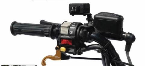 Goldfinger left hand throttle kit suzuki vinson 500 ozark king quad atv