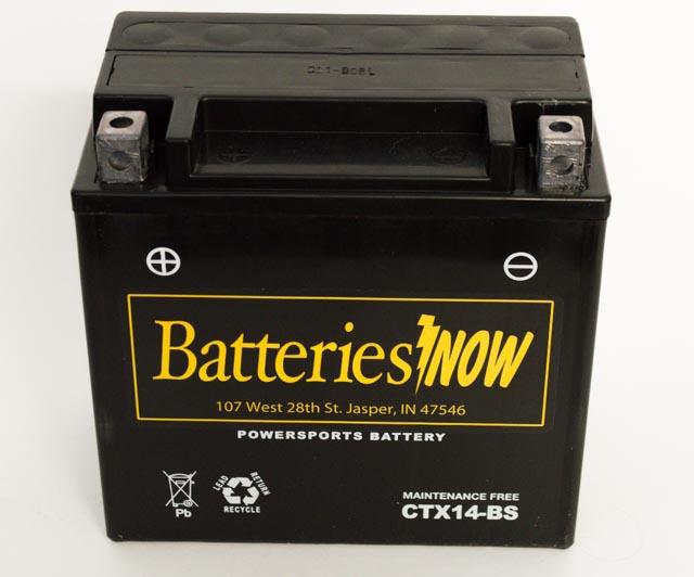 Kawasaki kfx700  ’03-‘10 ytx14-bs aka ctx14-bs motorcycle/powersport battery