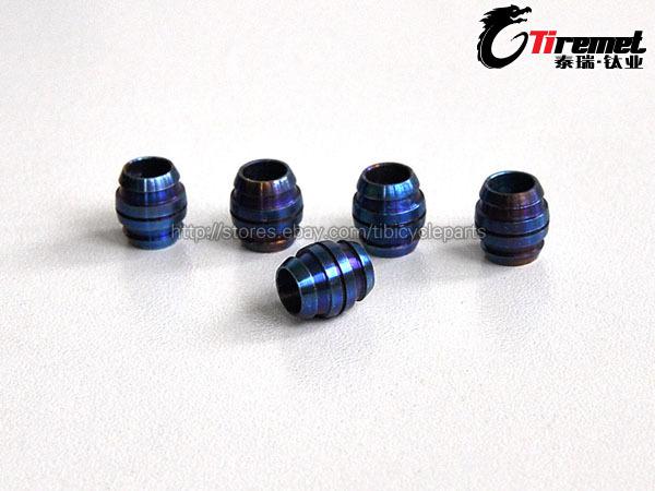 10pcs titanium ti knife key parachute cord lanyard pendant 10mm length