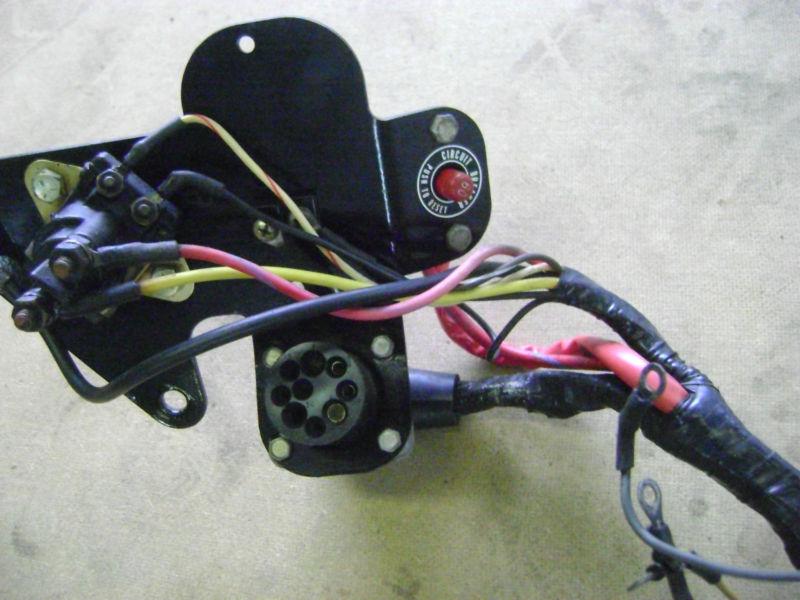 Mercruiser 3.0 liter wiring harnes -- complete  with solenoid & plug-- exc. cond