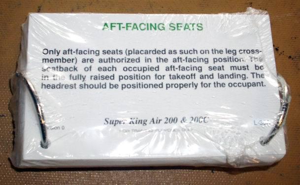 Beechcraft Super King Air 200 & 200C Memory Flash Cards, US $31.44, image 2
