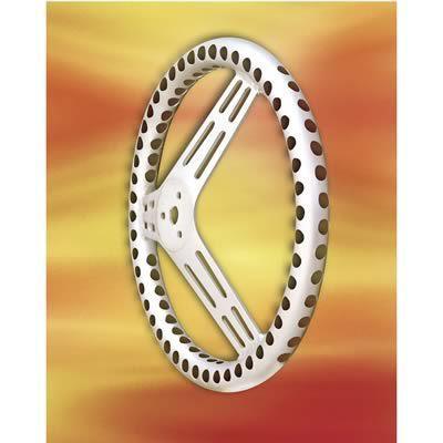 (2) longacre ultra lightweight steering wheel 15" dia 3 spoke 2.75" dish 56837