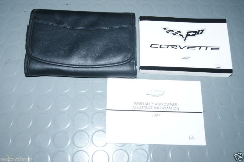2007 chevrolet corvette owners manual 