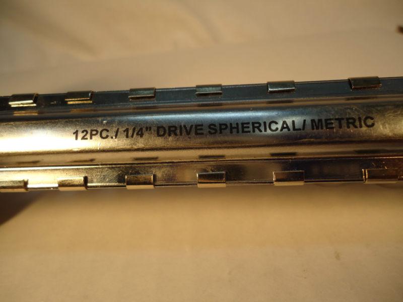 Mac Tools 12 pc 1/4 drive Spherical Metric Short Socket Set 5mm - 15mm , US $58.00, image 4