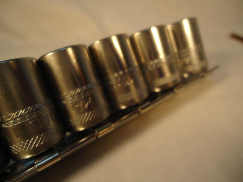 Mac Tools 12 pc 1/4 drive Spherical Metric Short Socket Set 5mm - 15mm , US $58.00, image 6