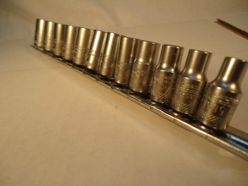 Mac Tools 12 pc 1/4 drive Spherical Metric Short Socket Set 5mm - 15mm , US $58.00, image 8