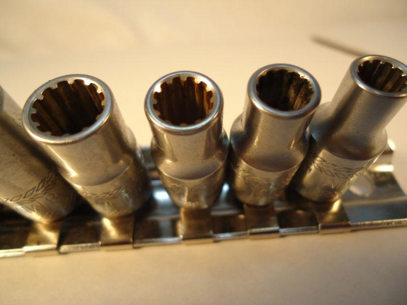 Mac Tools 12 pc 1/4 drive Spherical Metric Short Socket Set 5mm - 15mm , US $58.00, image 11