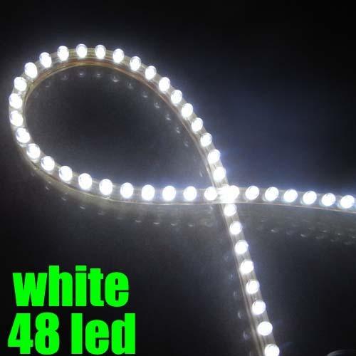 White 48 led waterproof undercar strip decoration light