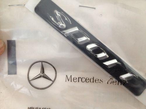 New genuine mercedes sport emblem for c-class