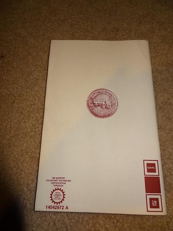 NOS 1982 82 gmc g van vandura rally wagon original GM owners drivers manual, US $9.95, image 2