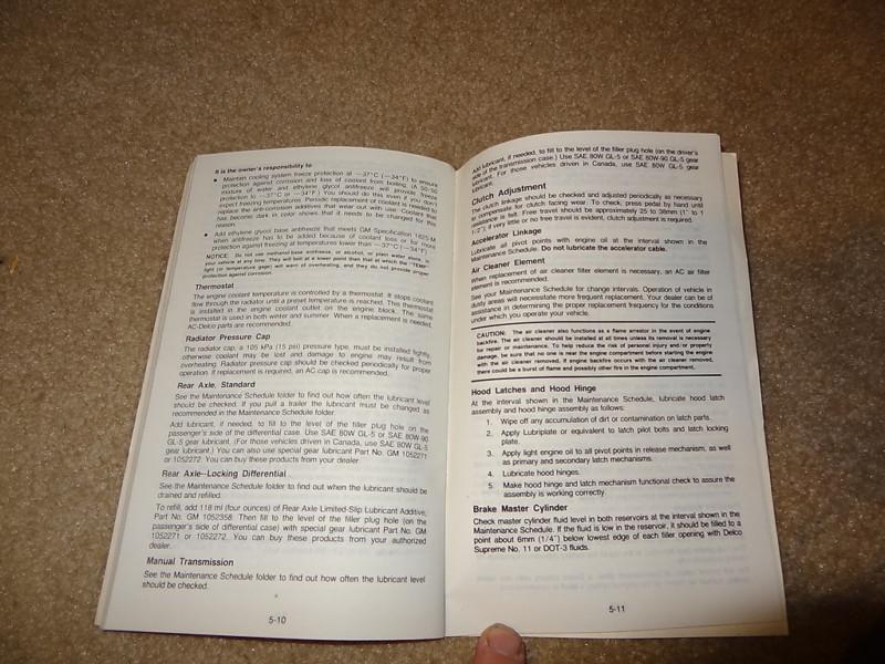 NOS 1982 82 gmc g van vandura rally wagon original GM owners drivers manual, US $9.95, image 3