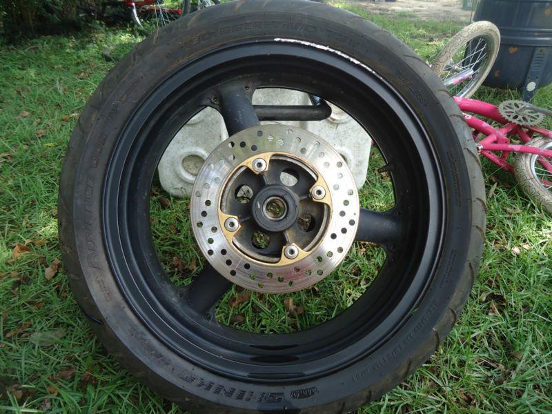 03 04 kawasaki zx6r rear wheel back rim zx 6r zx636 636