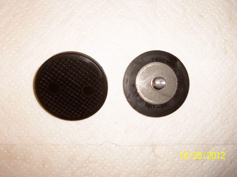 1937-1940 ford car & truck brake pedal pads(pr)-78-2454