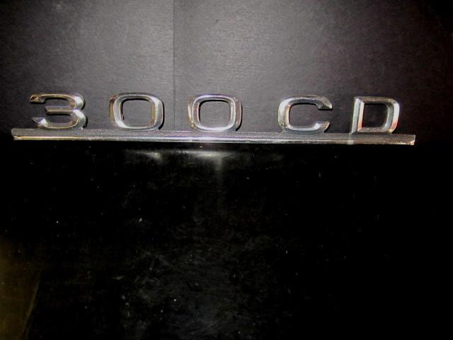 Mercedes benz 300cd oe emblem ornament  " 300cd "   oe# 123 817 14 16