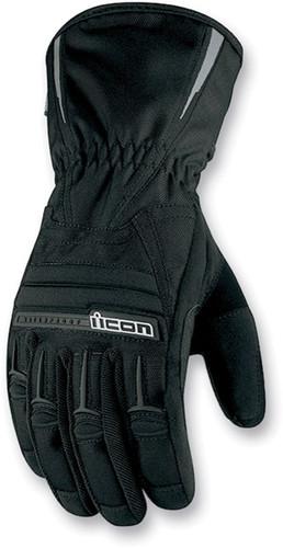 Icon glove womens pdx black md 3311-0103