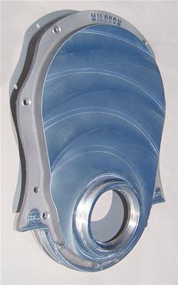 Milodon timing cover 1-piece aluminum machined finish chevy big block gen 6 each
