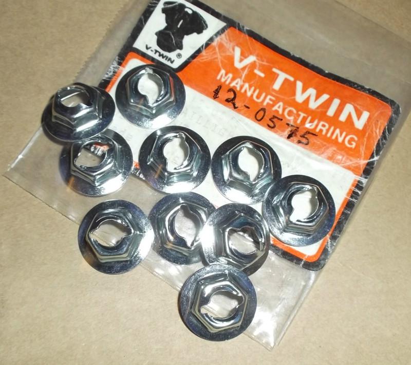 Harley taillight mounting nuts 73-up big twin 73-98 sportster repl oem# 7501