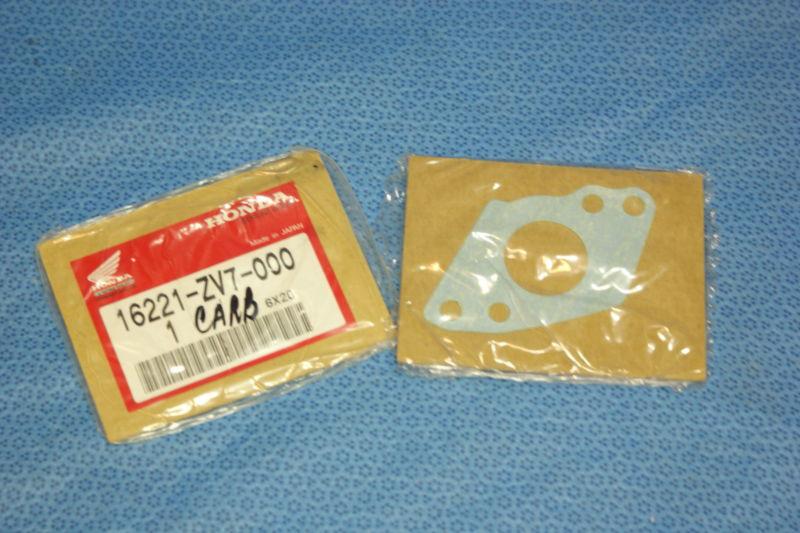 Lot of 2 honda 16221-zv7-000 carburetor gasket  