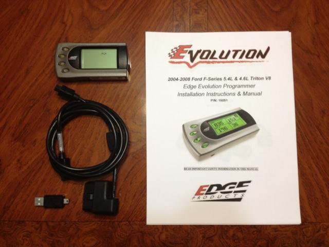 Edge evolution programmer 15051 ford 2004-2008 gas, f-150 4.6 or 5.4liter!!!