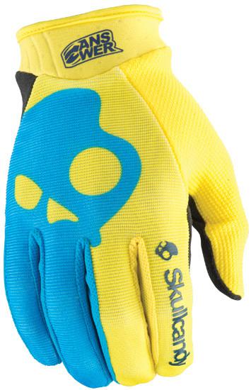 2014 answer skullcandy blue/yellow mx gloves adult and youth