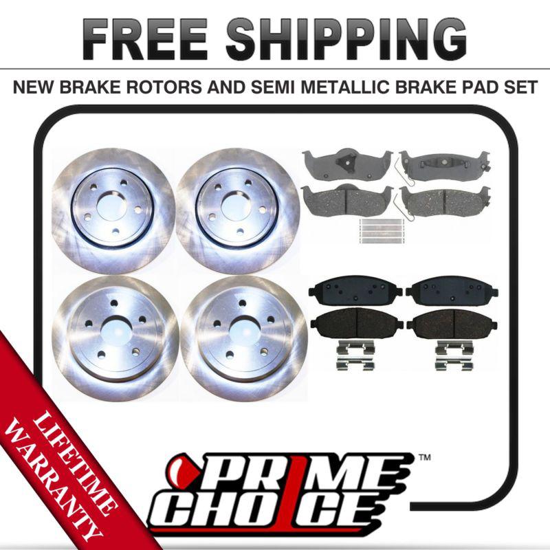 Buy Front + Rear Kit (4) Brake Rotors & (8) Brake Pads with Lifetime Warranty in Alexandria Bay