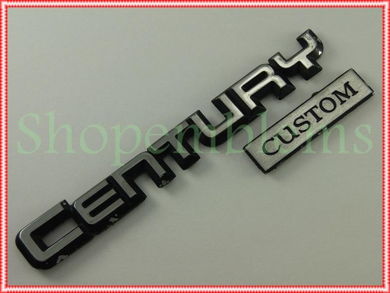 Buy Buick Century Custom Quarter Panel Script Emblem Badge nameplate OEM Body side in Elkins