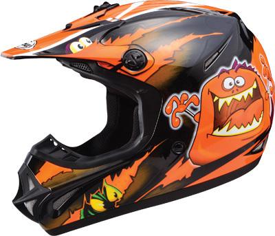 Gmax gm46y-1 kritter ii helmet ktm orange/black ym g3462251 tc-6