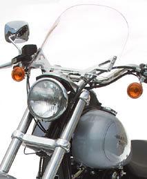 Windvest windshield harley davidson clear 16" dyna 1999 and older