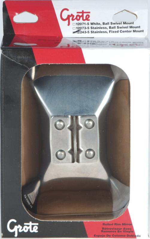 Grote 12243-5 - rolled-rim mirror with center mount
