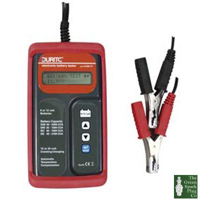 Durite - battery tester 6/12volt with start/charge analyzer 12/24volt cd1 - 0-52