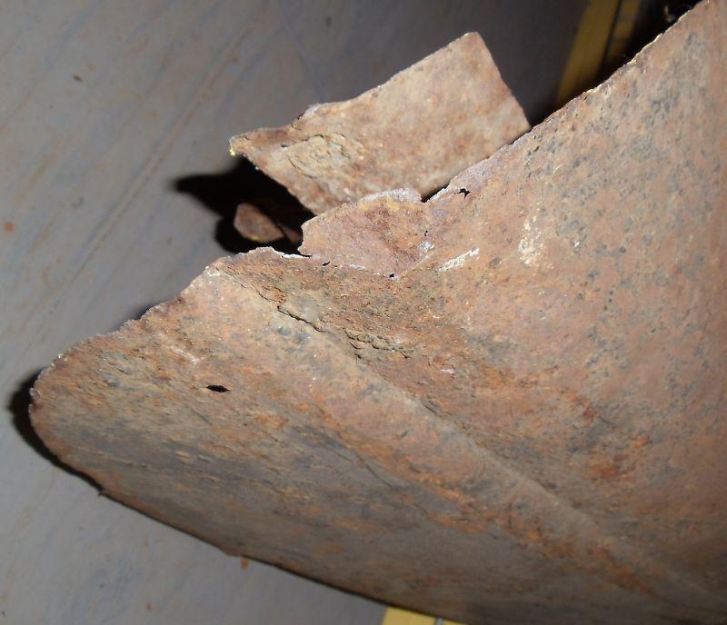 1940 FORD STANDARD HOOD. STRAIGHT WITHOUT DENTS BUT NEEDS SOME RUST REPAIRS, US $99.99, image 5