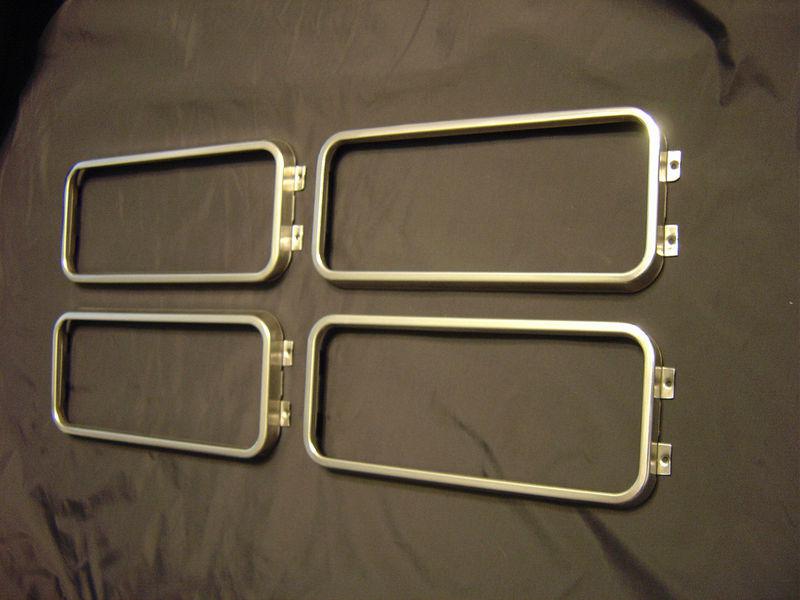 73 74 1973 1974 CHEVY NOVA SS STAINLESS TAIL LIGHT HOUSING TRIM VERY NICE OEM NR, US $73.74, image 3