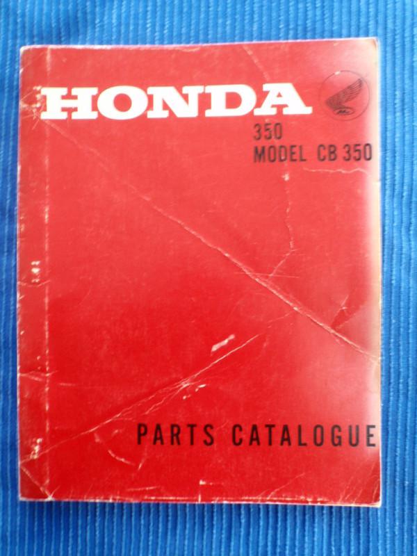 Buy HONDA CB350 CL350 Dealer Parts Catalog List 1968 in North