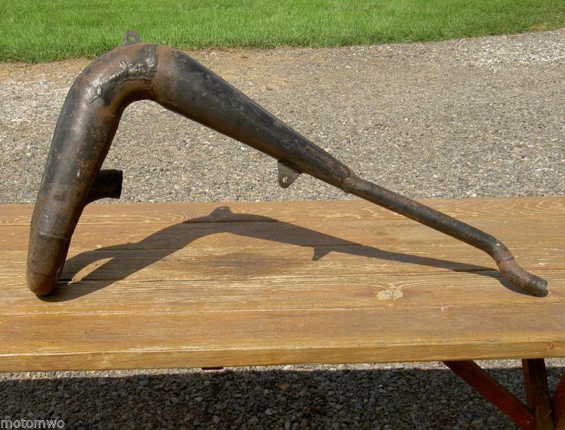 77 maico 400 440 up pipe wheel smith? ws ahrma vintage motocross