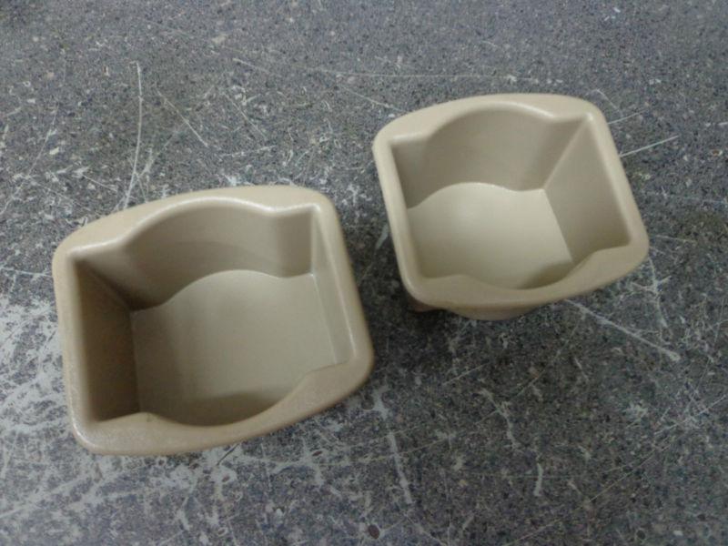 Purchase Ford Expedition Brown Rear 3rd row cup holders inserts Tan 97