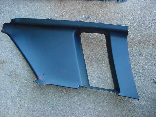 Rh rear roof post rear sail panel 1973 - 1977 monte carlo with seat belt trim 