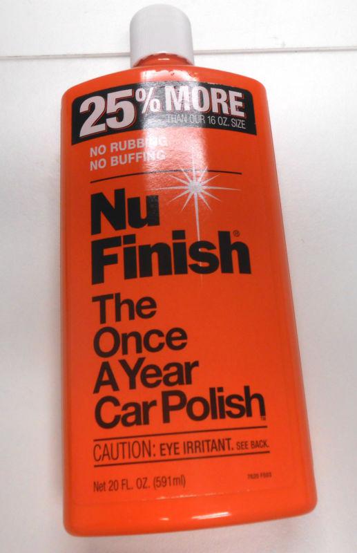 Nu finish the once a year car polish brand new 181382 20oz bottle