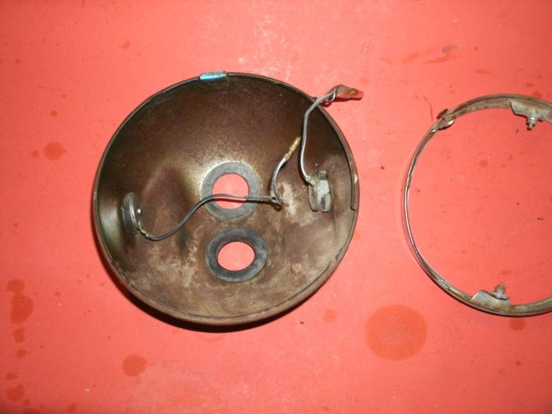 Suzuki GT185 Headlight Shell and Ring(1974)NICE!!, US $8.99, image 2