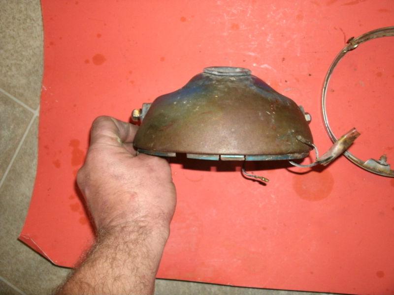 Suzuki GT185 Headlight Shell and Ring(1974)NICE!!, US $8.99, image 3